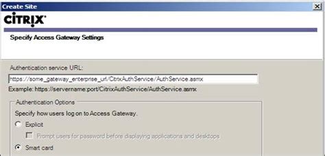 citrix receiver smart card passthrough|How to Configure Single Sign.